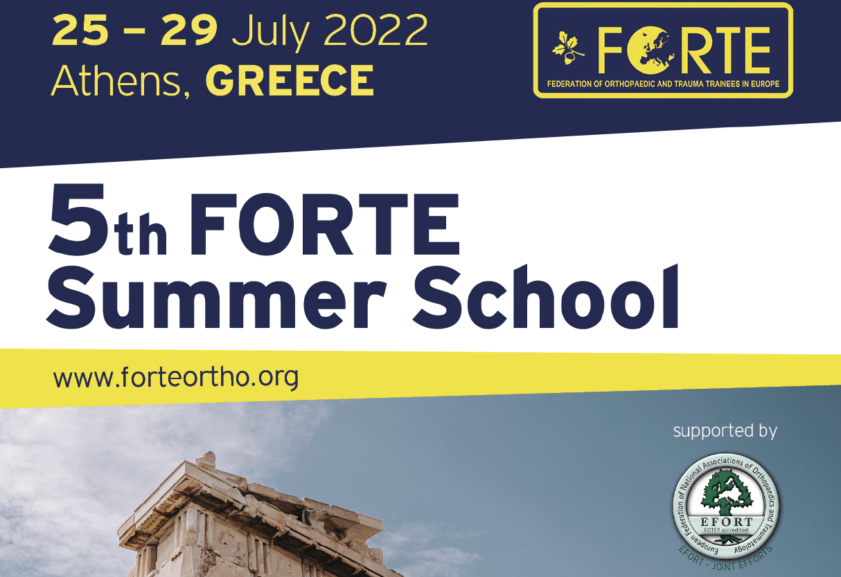 5th FORTE Summer School, Athens, Greece, 25 – 29 July 2022